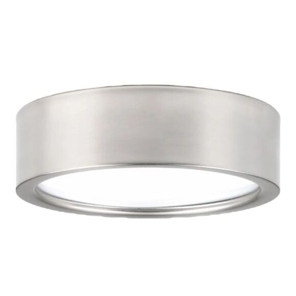 Progress Lighting P3631-LED Portal 9” LED Flush Mount Ceiling Fixture Nickel NIB - Picture 2 of 5